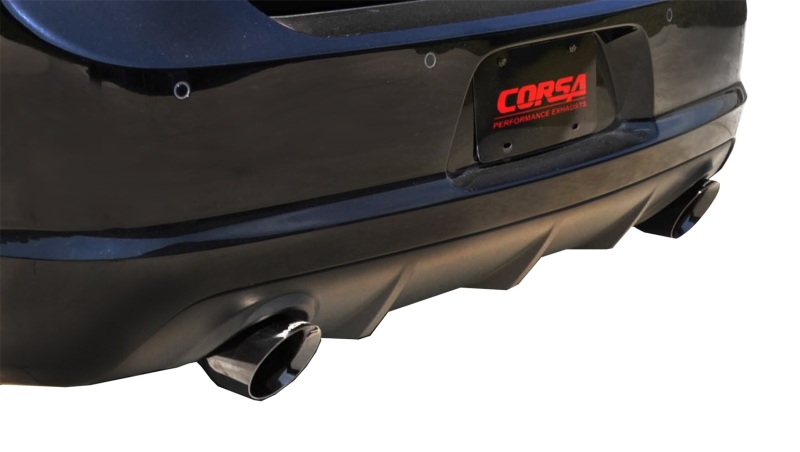 Corsa 12-13 Dodge Charger SRT-8 6.4L V8 Black Xtreme Cat-Back Exhaust - Image 3