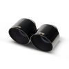 Remus 2019 Toyota GR Supra 115mm Angled Stamped Black Chrome Tail Pipe Set
