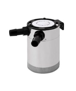 Mishimoto Compact Baffled Oil Catch Can - 2-Port - Polished