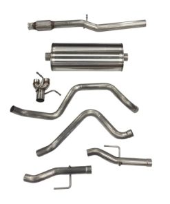 Corsa 19+ GM Silverado/Sierra 5.3L V8 3in Dual Rear Exit 157in Wheelbase Catback - Sport (No Tips)