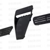 Seibon 08-09 Mitsubishi Evo X Carbon Fiber Hood Scoop - Only Fits OEM Hoods (Not Seibon Hoods)