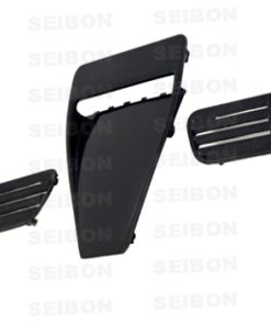 Seibon 08-09 Mitsubishi Evo X Carbon Fiber Hood Scoop - Only Fits OEM Hoods (Not Seibon Hoods)