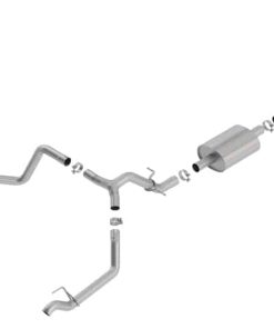 Borla 2019 Chevy Silverado 1500 5.3L V8 CC SB 147.4in WB S-Type Cat-Back (Use Fact Fascia Tips)