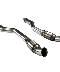 Kooks 2012+ Jeep Grand Cherokee SRT8 6.4L 3in Stainless GREEN Catted Connection Pipes
