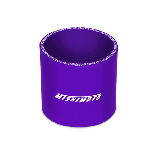 Alternative view of Mishimoto 3.0in. Straight Coupler Purple