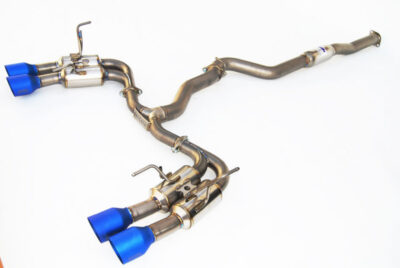 Alternative view of Invidia 2015+ WRX/STi Gemini 80mm Full Titanium Quad 101mm Tip Cat-Back Exhaust
