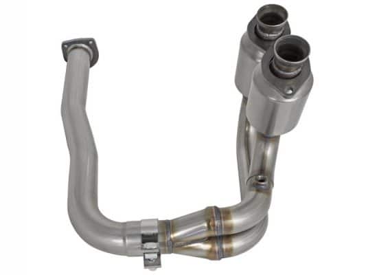 Alternative view of aFe Power Direct Fit Catalytic Converter Replacements Front 00-03 Jeep Wrangler (TJ) I6-4.0L