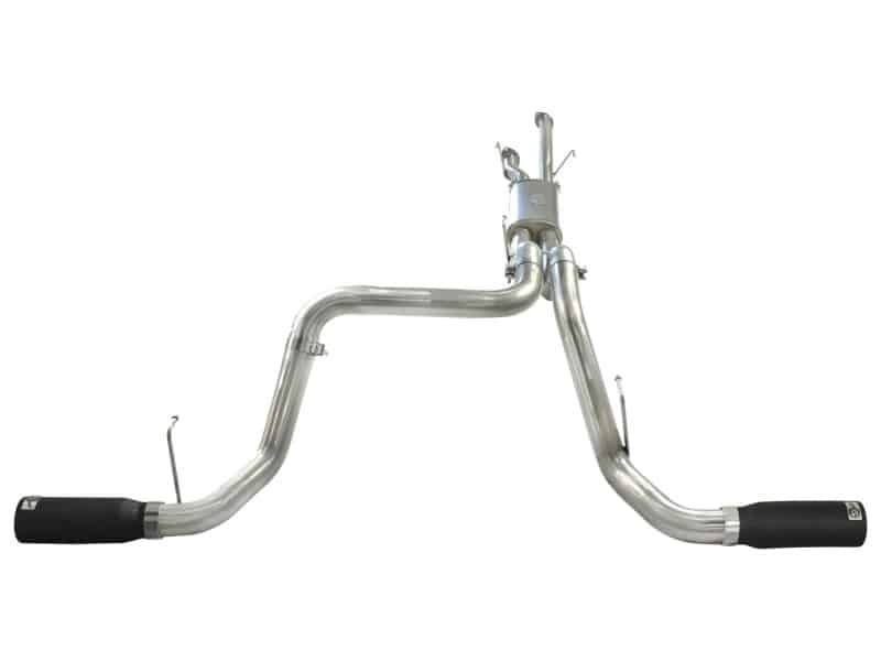 aFe MACHForce XP 2-1/2in to 3in 409 SS Cat-Back Exhaust w/ Black Tips 10-17 Toyota Tundra V8 5.7L - Image 4