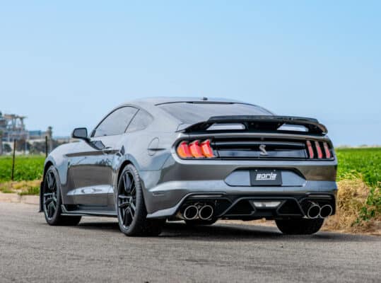 Alternative view of Borla 2020 Ford GT500 5.2L AT 3in ATAK CatBack Exhaust w/ Chrome Tips