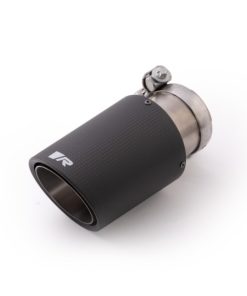 Remus Universal Sport Exhaust 84mm Carbon Race Angled w/Carbon Ring & Adj Clamp Tail Pipe (Single)