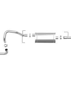 Alternative view of aFe MACH Force-XP 2.5in 409 SS Cat-Back Hi-Tuck Exhaust - 10-19 Toyota 4Runner V6-4.0L