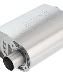 Alternative view of Borla CrateMuffler Ford Coyote 2.5 inch Offset/Offset 12in x 6in x 10.34in S-Type Oval Muffler