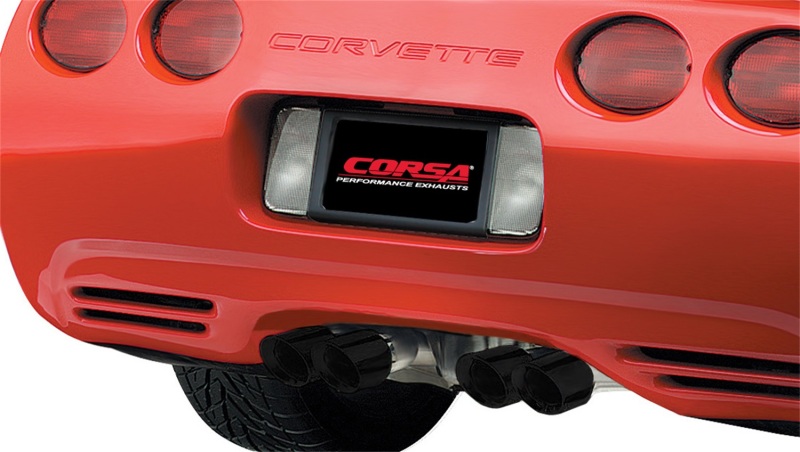 Corsa 97-04 Chevrolet Corvette C5 Z06 5.7L V8 Black Xtreme Cat-Back + XO Exhaust - Image 4