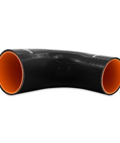 Alternative view of Mishimoto Silicone Reducer Coupler 90 Degree 3.5in to 4in - Black