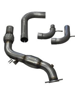 Corsa 15-16 Ford Mustang 3in Downpipe with 200 Cell Catalytic Converter