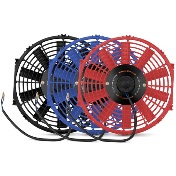 Alternative view of Mishimoto 12 Inch Red Electric Fan 12V