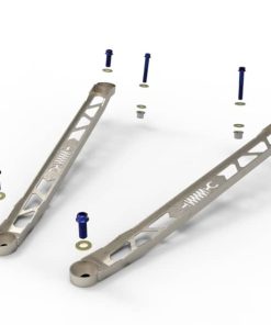 Alternative view of aFe CONTROL 304 Stainless Steel Front Suspension Strut Brace Raw - Toyota GR Supra (A90) 20-21