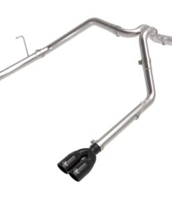 aFe Vulcan Series 3in 304SS DPF-Back 21 Jeep Gladiator V6-3.0L (td) Dual Black Tip