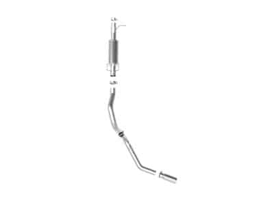 Alternative view of aFe Apollo GT Series 3-1/2in 409 SS Axle-Back Exhaust 17-20 Ford F-250/F-350 w/ Polished Tips