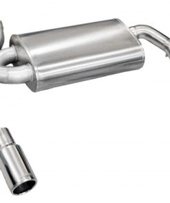 Corsa/dB Jeep 07-11 Wrangler 3.8L/12-14 Wrangler 3.6L Polished Sport Axle-Back Exhaust