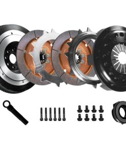 Alternative view of DKM Clutch BMW E34/E36/E39/E46/Z3 (6 Cyl) Ceramic Twin Disc MR Clutch w/Flywheel (650 ft/lbs Torque)