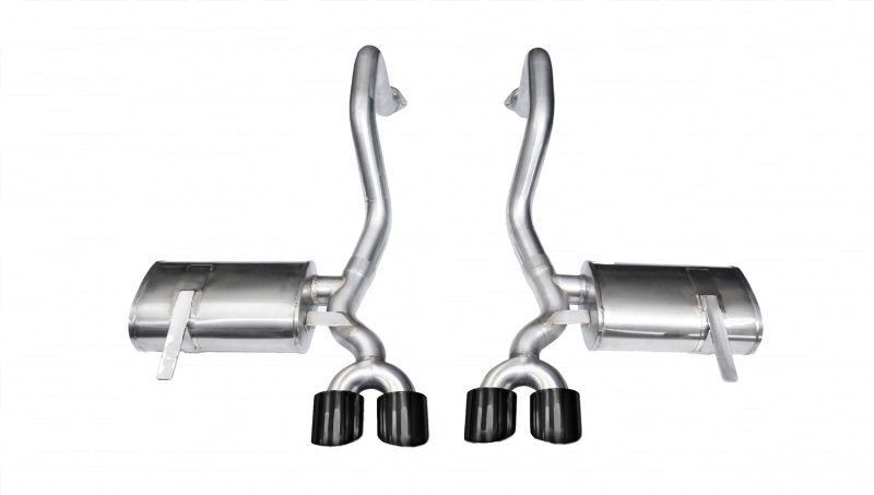 Corsa 97-04 Chevrolet Corvette C5 Z06 5.7L V8 Black Xtreme Axle-Back Exhaust - Image 2