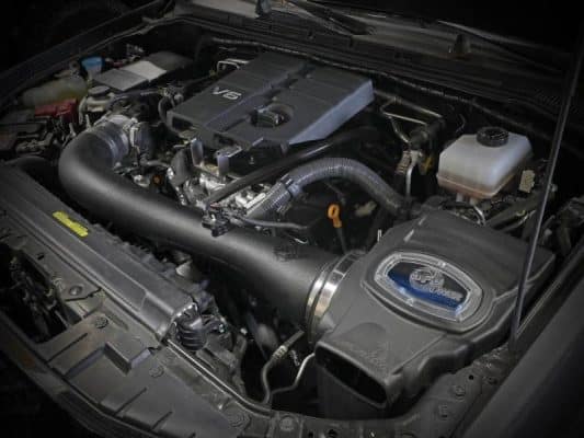 Alternative view of aFe 20-22 Nissan Frontier V6-3.8L Momentum GT Cold Air Intake System w/ Pro 5R Filter