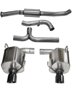 Corsa 08-10 Subaru Impreza WRX Sedan 2.5L Turbo Manual 3in Sport Cat-Back Exhaust w/4in Black Tips