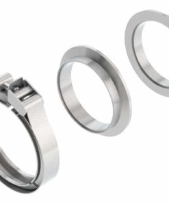 Alternative view of Borla Universal 3in Stainless Steel 3pc V-Band Clamp w/ Male and Female Flanges