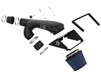 Alternative view of aFe MagnumFORCE Stage-2 Intake w/ Rotomolded Tube & Pro 5R Filter 2017 Ford F-150 V6-3.5L (tt)
