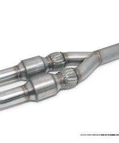 AMS Performance 2009+ Nissan GT-R R35 Alpha 90mm Midpipe w/Race Cats 90mm Exit