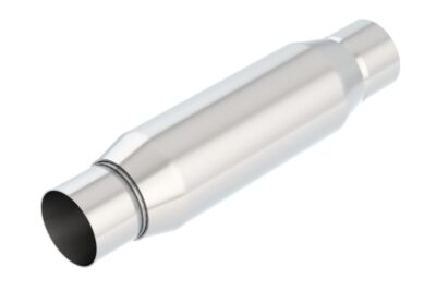 Alternative view of Borla CrateMuffler Resonator Option 2.5in Center/Center 3.5in Round x 10in