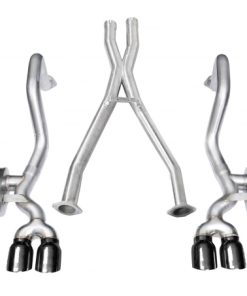 Alternative view of Corsa 97-04 Chevrolet Corvette C5 Z06 5.7L V8 Black Xtreme Cat-Back + XO Exhaust