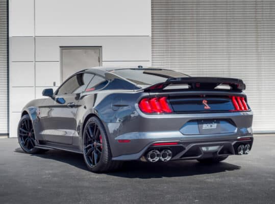 Alternative view of Borla 2020 Ford GT500 5.2L AT 3in ATAK CatBack Exhaust w/ Carbon Fiber Tips