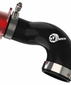 Alternative view of aFe 15-19 VW GTI Turbocharger Inlet Pipe - Red