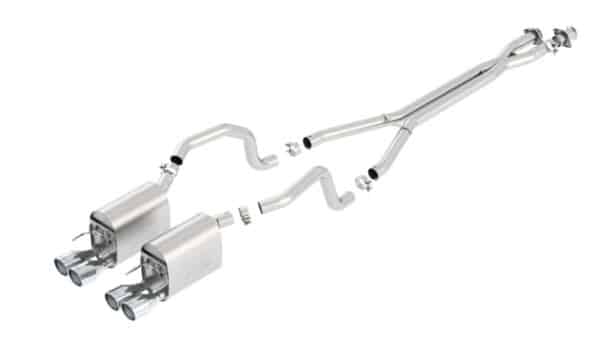 Alternative view of Borla 09-11 Chevrolet Corvette 6.2L V8 Aggressive ATAK Catback Exhaust