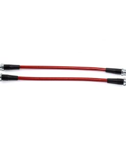 VR Performance 13-16 Porsche 991 Carrera Front Steel Braided Brake Lines