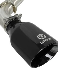 Alternative view of aFe Takeda 2.5in 304 SS Cat-Back Exhaust System w/ Black Tips 16-18 Infiniti Q50 V6-3.0L (tt)