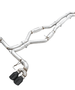 AWE Tuning 2019+ BMW M340i (G20) Track Edition Exhaust - Quad Diamond Black Tips