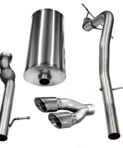 Corsa 11-13 Cadillac Escalade ESV 6.2L V8 Polished Sport Cat-Back Exhaust