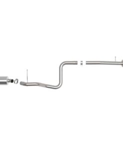 Alternative view of aFe Takeda Series 2 1/2in 304 SS Cat-Back 14-19 Ford Fiesta L4-1.6L (t) w/Black Tip