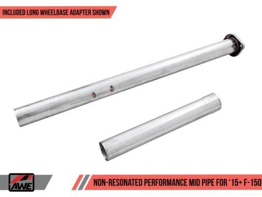 Alternative view of AWE Tuning 2015+ Ford F-150 Non-Resonated Performance Mid Pipe