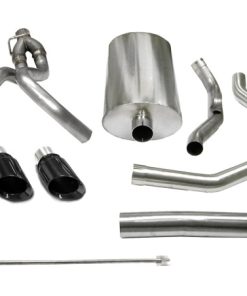 Corsa 03-06 Chevrolet SSR 5.3L V8 3in Cat-Back Dual Rear w Single 4in Black Pro-Series Tips