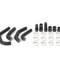 Mishimoto 15-17 Ford F-150 2.7L EcoBoost Hot-Side Intercooler Pipe Kit - Wrinkle Black