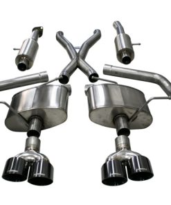 Corsa 18-20 Jeep Grand Cherokee TrackHawk 6.2L Sport Cat-Back Dual Rear Exit w/4.5in Black Tips