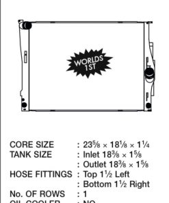 CSF 2006 BMW 325 / 07-09 BMW 328 / 06-10 BMW 330 / 09-10 BMW Z4 Radiator
