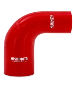 Mishimoto Silicone Reducer Coupler 90 Degree 1.75in to 2.5in - Red