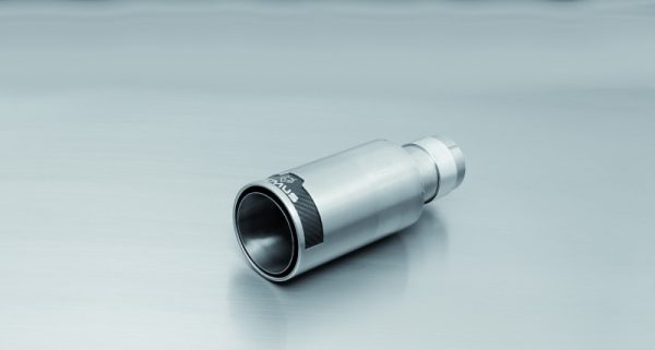 Remus 2006 Opel Corsa D (w/OE Rear Skirt) 1.3L CDTi 98mm Straight w/Carbon Insert Tail Pipe Set