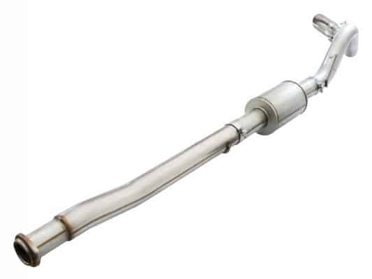 Alternative view of aFe Atlas Exhausts 4in Cat-Back Aluminized Steel Exhaust 2015 Ford F-150 V6 3.5L (tt) Polished Tip