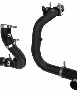 aFe BladeRunner 15-20 VW GTI (MKVII) L4-2.0L (t) Aluminum Hot and Cold Charge Pipe Kit Black